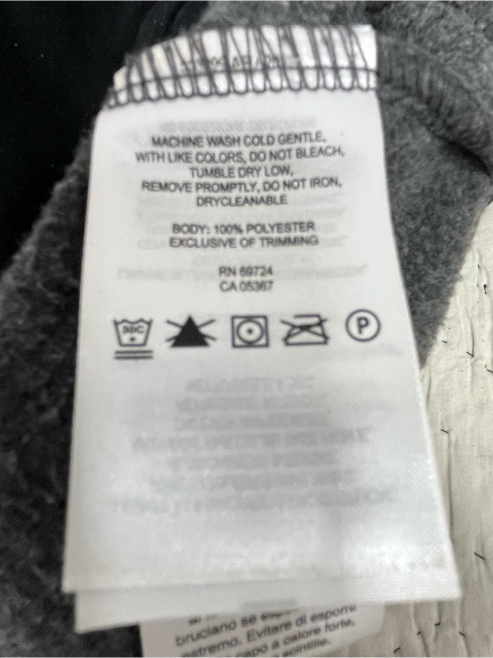 Columbia Women's Charcoal Gray Full-Zip Fleece Jacket Size Small - Picture 6 of 7